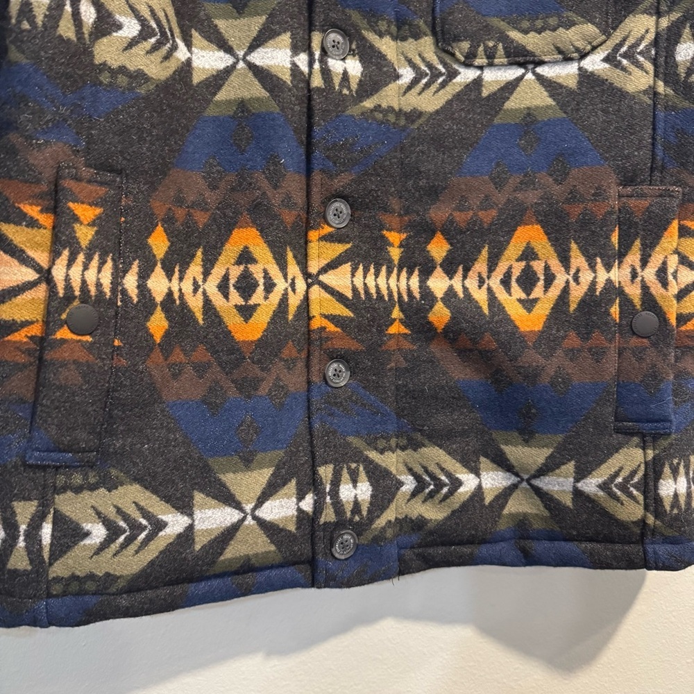 Roark Pendleton Axeman Wool Jacket Southwest Medi… - image 5